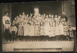 Large group of children Postcard