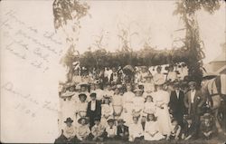 Dundee Fair 1906 group photo Family Portaits Postcard Postcard Postcard