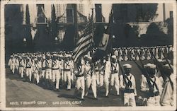 Naval Training Camp Postcard