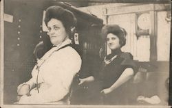 Telephone Switchboard Operators,1909 Postcard