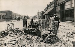 Englewood Earthquake June 21 Crushed Model T Inglewood, CA Postcard Postcard Postcard