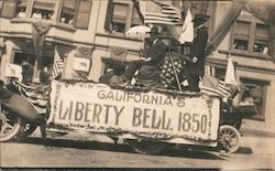 GAR Parade Float About the Liberty Bell 1850 Postcard