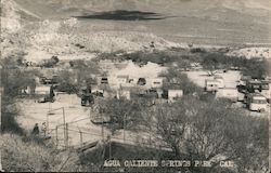 Agua Caliente Springs Trailer Park Postcard