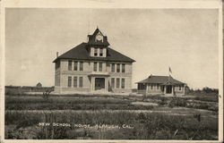 New School House Postcard