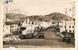 Street view of Cars Postcard