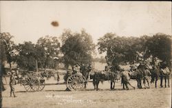 War Maneuvers - Camp Ringgold Postcard