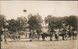 War Maneuvers - Camp Ringgold Postcard