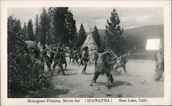 Monogram Pictures, Movie Set (Hiawatha) Postcard