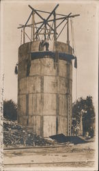 The Big water tank, Bay City Postcard