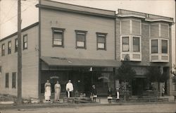 Bakery Restaurant - Workers, children dogs out front of store Bay Point, CA Postcard Postcard Postcard