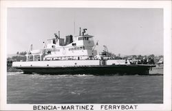 Benicia-Martinez Ferryboat California Ferries Postcard Postcard Postcard