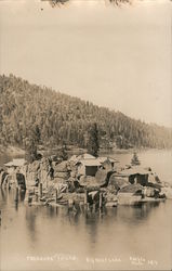 Treasure Island Big Bear Lake, CA Beeple Photo Postcard Postcard Postcard