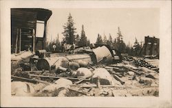 Train Wreck Postcard