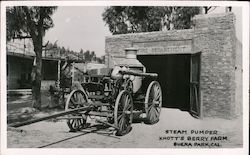 Steam Pumper, Knott's Berry Farm Postcard