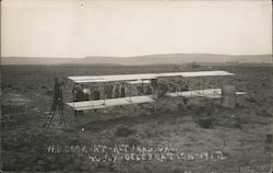 Aviator William Bernard Cooke Biplane, 4th of July Celebration 1912 Alturas, CA Postcard Postcard Postcard