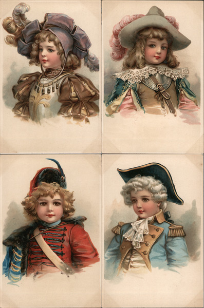 Set of 4: Fancy Children (German)