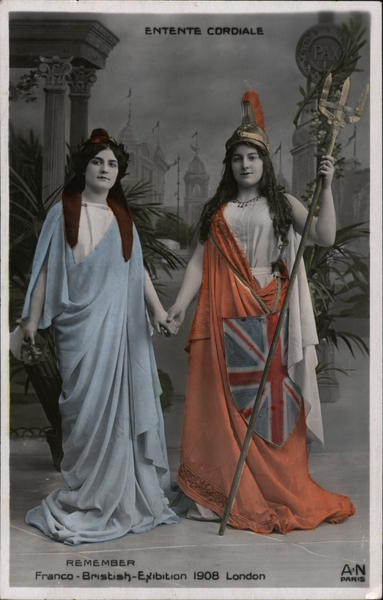 Entente Cardinale Remember Franco-Bristish Exhibition 1908 London