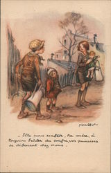 Elle nous embête, ta mere a toujours bruler du soufre, vos punaises se debinent ches nous Postcard