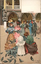 I COLOBMI/Cartolina Postale (carte postale - postkarte) Postcard