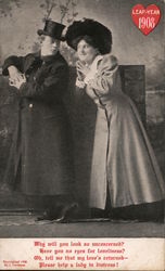 Leap Year 1908 Postcard