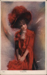 Coquette Artist Signed Postcard Postcard Postcard