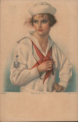 Sailor Girl Postcard