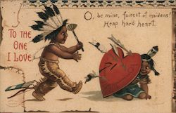 To The One I Love, O, Be Mine Fairest of Maidens! Heap Hard Heart. Postcard