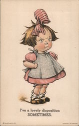 I've a Lovely Disposition Sometimes Postcard