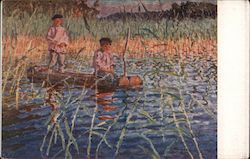 In the Reeds Art Nikolay Bogdanov-Belsky Postcard Postcard Postcard