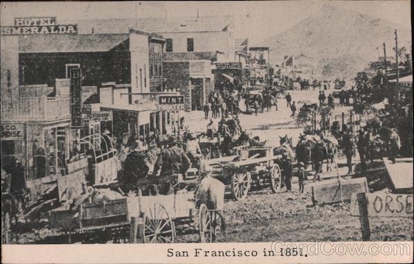 San Francisco in 1851 California
