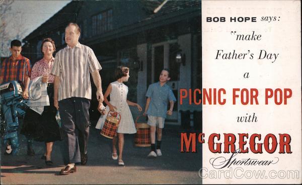 Riverside Mens Shop - Bob Hope says: make Father's Day a Picnic for Pop with McGregor Sportswear