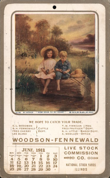 Woodson-Fennewald Live Stock Commission Co Advertising