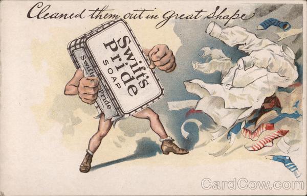 Swift's Pride Soap cleaned them out in great shape