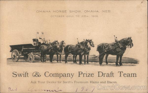 Swift & Company Prize Draft Team - Omaha Horse Show Nebraska