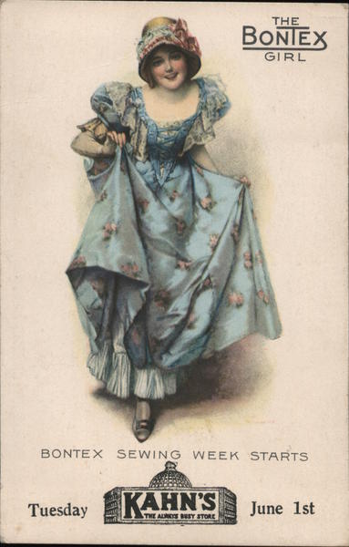 The Bontex Girl - Kahn's the Always Busy Store Advertising