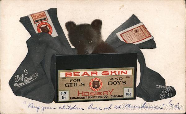 Bear Skin Hosiery for Girls and Boys-Paramount Knitting Co. Chicago Illinois