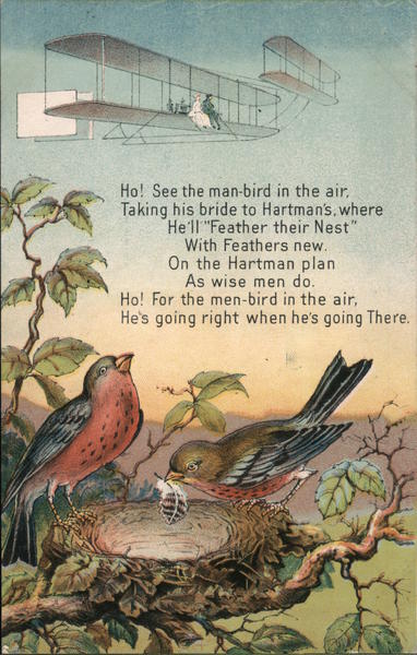 Birds, Airplane, Hartman Plan Advertising