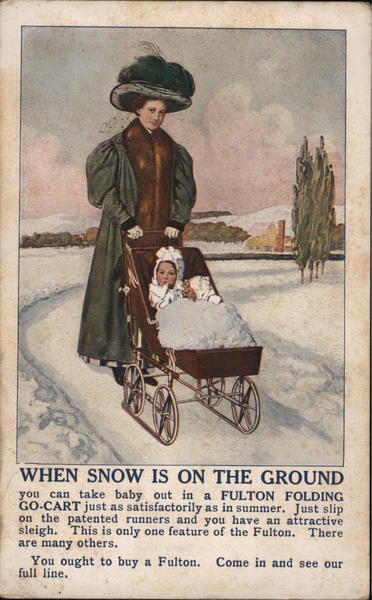 Fulton Folding Go-Cart Advertising