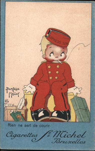 St. Michel Cigarettes Brussels Belgium Advertising