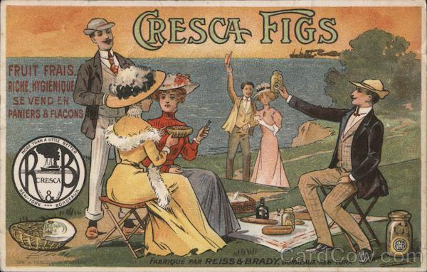 Cresca Figs Bordeaux France Advertising