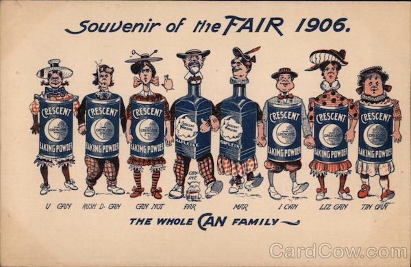 Crescent Baking Powder - Souvenir of the Fair 1906