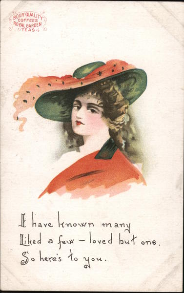 Bour Quality Coffees - Royal Garden Teas Advertising