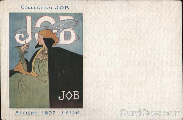 Collection Job, Affiche 1897. J. Atche. Advertising