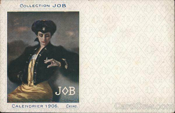 Collection Job - Calendrier 1906. Casas. Advertising