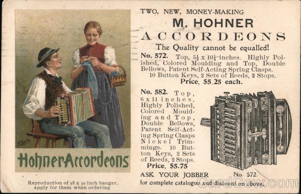 M. Hohner Accordeons Advertising