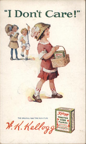 Kellogg's Toasted Corn Flakes - I don't care! Advertising