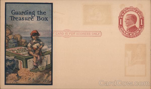 Guarding the treasure box Kellogg's Toasted Corn Flakes