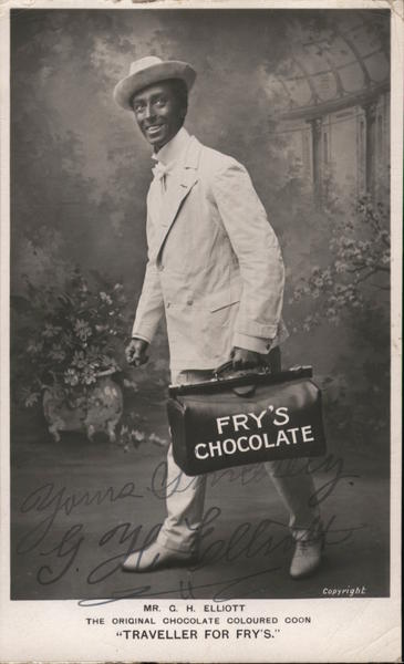 The Original Chocolate Coloured Coon Traveller for Fry's Chocolate - Mr. C.H. Elliott