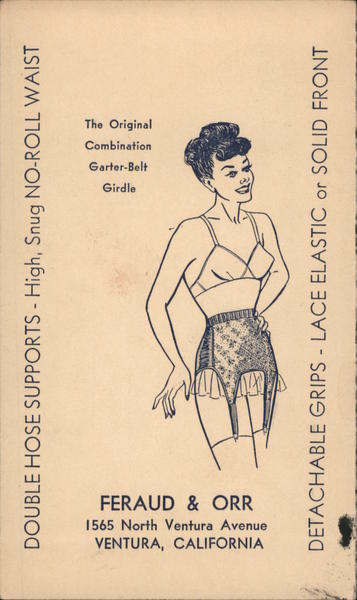 Feraud & Orr General Merchandise Store, Garter-Belts Ventura California