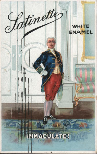 Satinette White Enamel-W.P. Fuller & Co. Sacramento California